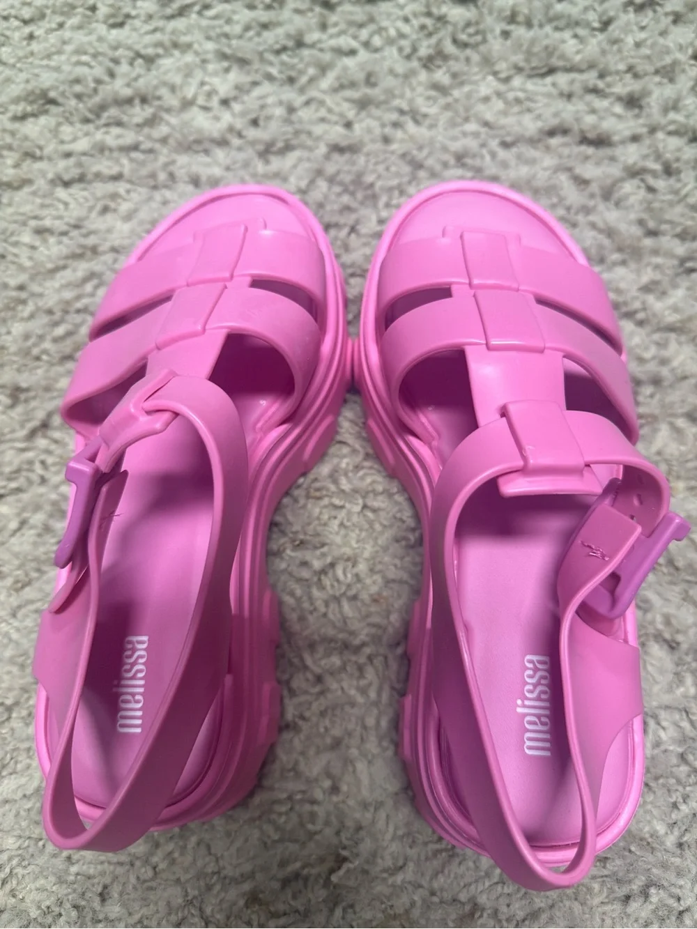 Melissa Ella jelly platform sandals